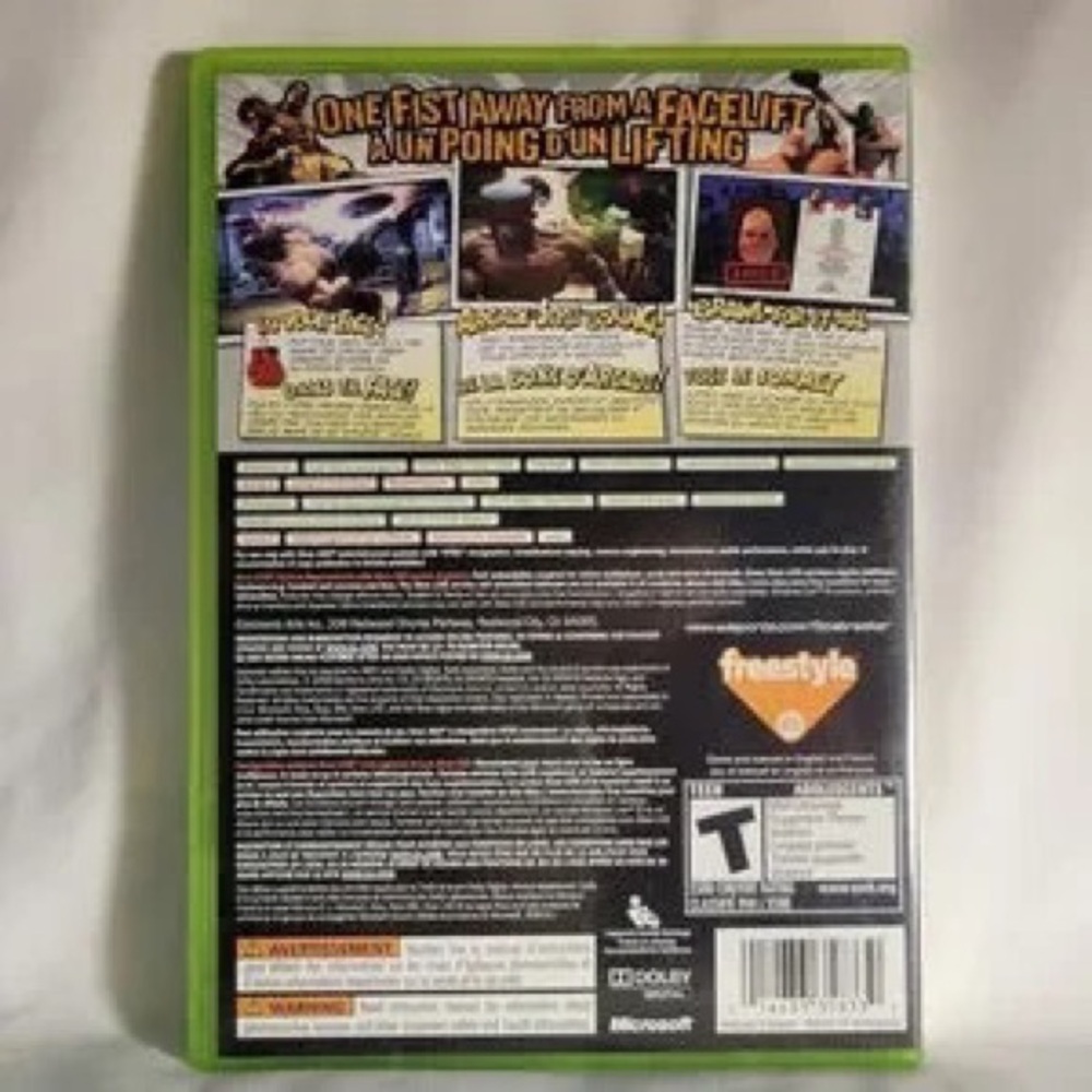 Microsoft Xbox Game Case in Bright Green with Freestyle Logo